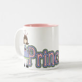 Princesse Birthday Mug - princesse Cupcake de (Devant gauche)