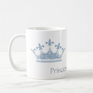 Princesse bleue Crown Custom Mug