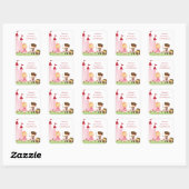 Princesse Blonde mignonne et Stickers PIrate (Feuille)