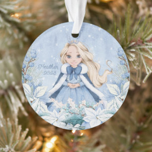 Princesse Blonde Snowy Winter