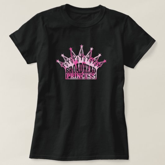 Princesse Camo de Broadhead de T-shirt de chasse (Design devant)