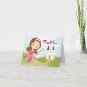 Princesse Carte de remerciements