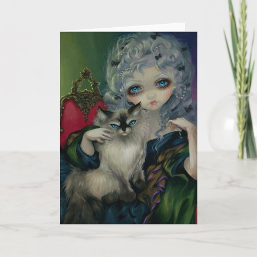 "Princesse carte de voeux avec de Ragdoll d'un (Devant)