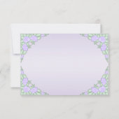 Princesse Coach de bébé et Merci de lilas de roses (Dos)