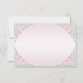 Princesse Coach de bébé et Merci de rose de roses (Dos)