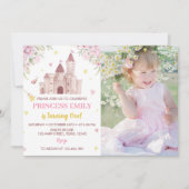 Princesse Couronne Première Invitation Anniversair (Devant)