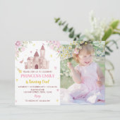 Princesse Couronne Première Invitation Anniversair (Debout devant)