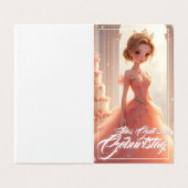 Princesse d'anniversaire en robe de rêve rose (Outside Unfolded)