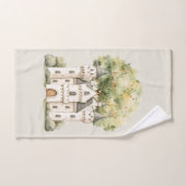 Princesse de conte de fées à l'aquarelle Fantaisis (Serviette à main)