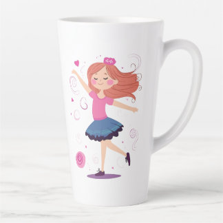 Princesse de danse Ballerina Latte Mug