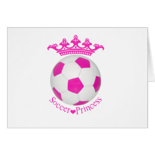 Princesse de football, balle de football rose