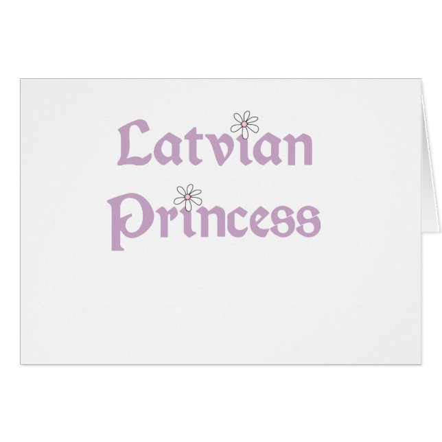 Princesse de Latvian de marguerites (Devant horizontal)