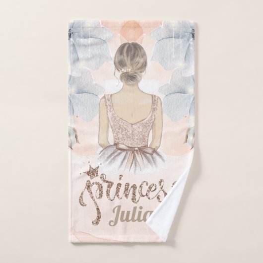 Princesse de luxe parties scintillant Beige person (Serviette à main)