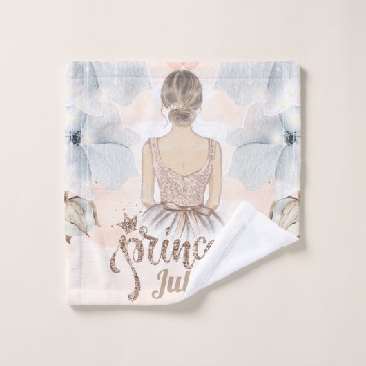 Princesse de luxe parties scintillant Beige person (Gant de toilette)