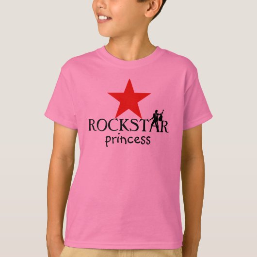 Princesse de ROCKSTAR - T-shirt de filles (Devant)
