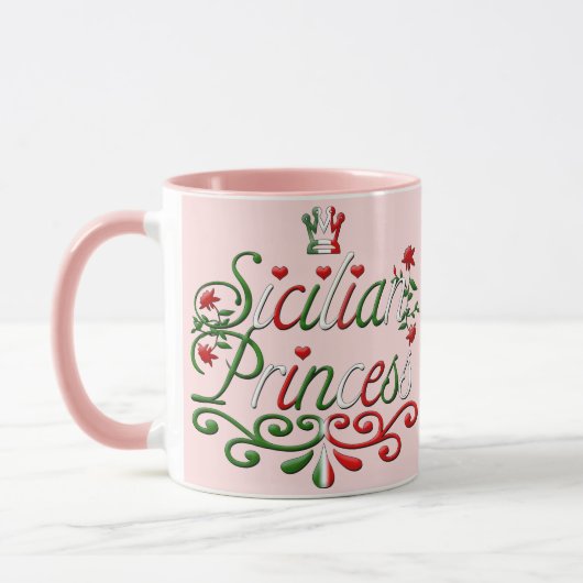 Princesse de Sicile Mug (Gauche)
