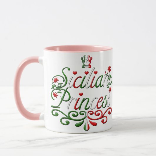 Princesse de Sicile Mug (Gauche)