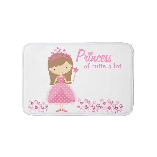 Princesse de tapis de bain rose (Devant)