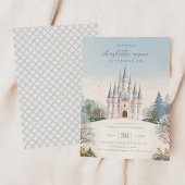 Princesse d'hiver Invitation Anniversaire Fille Co