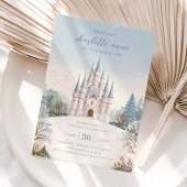 Princesse d'hiver Invitation Anniversaire Fille Co