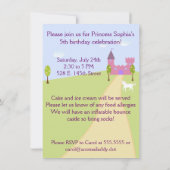Princesse douce Birthday Invitation (Dos)