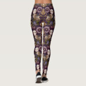 Princesse en Colère dans Jardin Fleur Leggings - m (Dos)