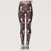 Princesse en Colère dans Jardin Fleur Leggings - m (Devant)