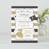 Princesse Et Pirate Invitation Anniversaire (Debout devant)