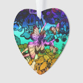 Princesse féerique Flying avec des papillons dans (devant)