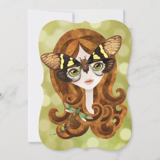 Princesse féerique Invitation de cigale de Gaeana (Devant)