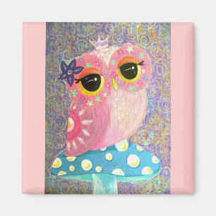 Princesse féerique Magnet de hibou