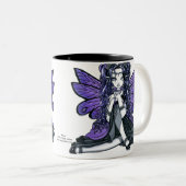 Princesse féerique Mug de papillon gothique (Devant droit)