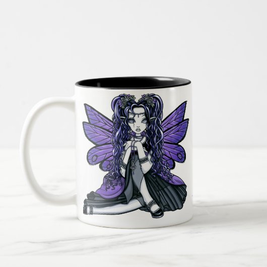 Princesse féerique Mug de papillon gothique (Gauche)