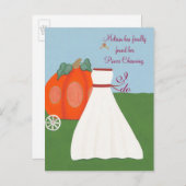 Princesse Fête des mariées, je fais des cartes pos (Devant / Derrière)