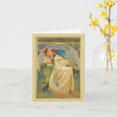 Princesse Hyacinth Note de Nouveau d'art ou carte (Fleur jaune)
