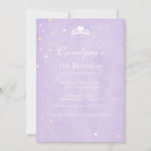 Princesse Invitation Anniversaire Poussière Fée Vi (Devant)
