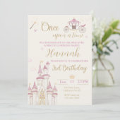 Princesse Invitation Anniversaire Princesse Invita (Debout devant)