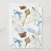 Princesse Invitation d'anniversaire (Dos)