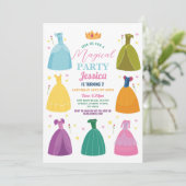 Princesse Invitation d'anniversaire Prince Party G (Debout devant)
