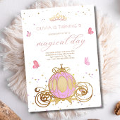 Princesse Invitation d'anniversaire Princesse Carr