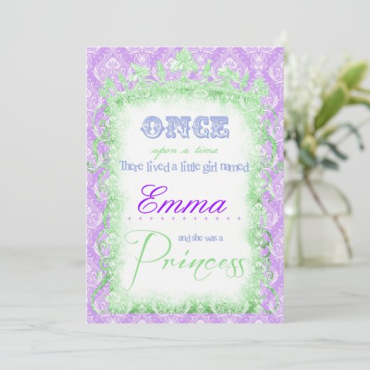 Princesse Invitations de grenouille (Debout devant)