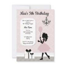 Princesse Invite, invitation de filles de thé