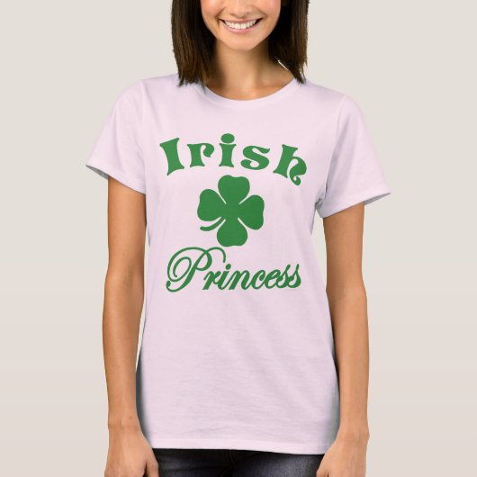 Princesse irlandaise T-Shirt du jour de St Patrick (Devant)