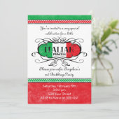 Princesse italienne Party Invitation (Debout devant)