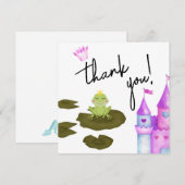 Princesse + La Grenouille -Couleur- Carte de remer (Devant / Derrière)