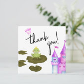 Princesse + La Grenouille -Couleur- Carte de remer (Debout devant)