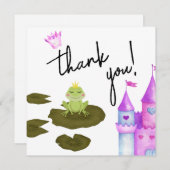 Princesse + La Grenouille -Couleur- Couples Carte  (Devant / Derrière)