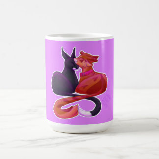 Princesse lesbienne Loving Mug de chats de