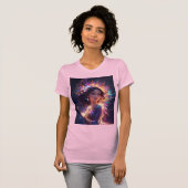 Princesse magique en T-shirt Tiara Couleur Choix (Devant entier)
