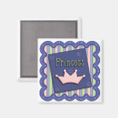 Princesse Magnet de petites filles (Recto/Verso)